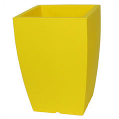 Pot carre flashy - Jaune